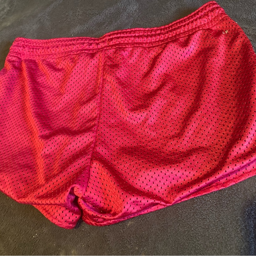 Nike Women's Pink Mesh Running Shorts - Picture 3 of 5
